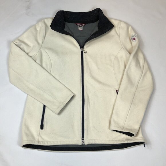 Dale of Norway Womens White Full Zip Weatherproof Nano Cardigan Sweater Size XL - Picture 14 of 14